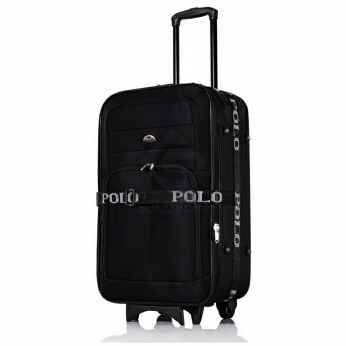 Gambar KOPER POLO 24 INCH BAHAN KAIN KANVAS ( GOSEND ONLY ) - Hitam dari LARISMA.JAYA undefined Tokopedia