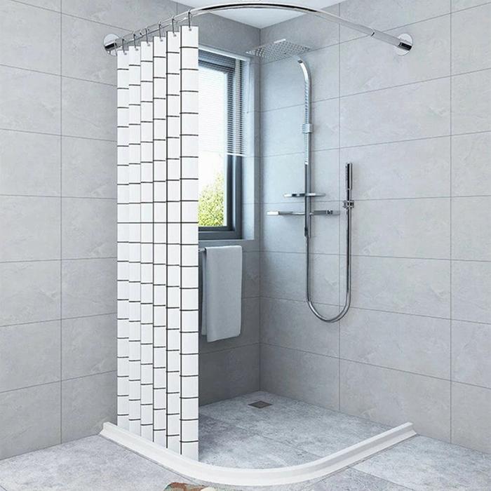 Jual 1M Tali Silikon Pembatas Air Shower/Wastafel Tanpa Bingkai Untuk Kamar - Black - Jakarta Utara - Myluckydeep | Tokopedia