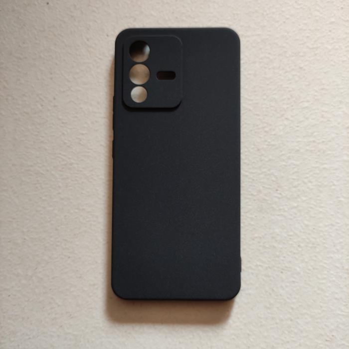 Gambar Case Vivo V23 5G Softcase Sandstone Silicon Anti Slip Casing Camera Pr - Hitam dari ArmiTech undefined Tokopedia