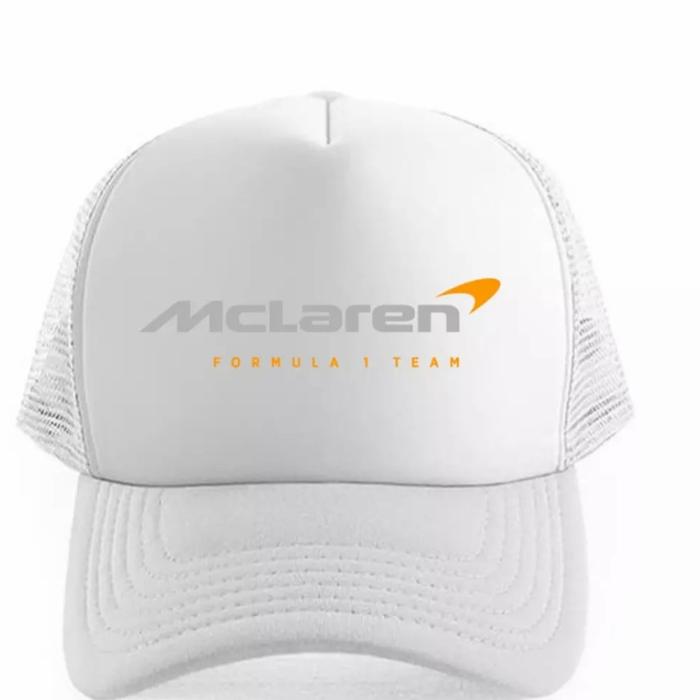 Gambar Topi Pria / truker / surf / skate / Hat McLaren - Putih dari Toko Zacky_NEW undefined Tokopedia