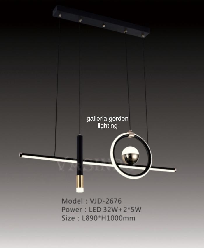 Gambar lampu gantung led minimalis modern - 2676 dari galleria gorden lighting undefined Tokopedia