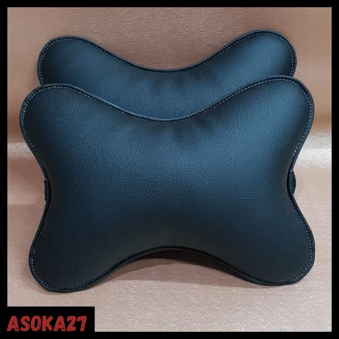 Gambar Bantal Leher Kepala Jok Kursi Mobil motif Polos - Hitam dari Asoka 27 undefined Tokopedia