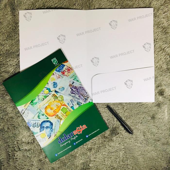 Jual Cetak Map Folder A4 custom 1 sisi - Laminasi Gloss, Order 500pcs ...