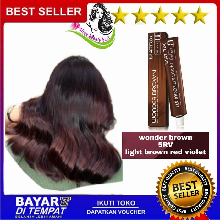 Gambar cat rambut matrix wonder brown 90ML - 5RV (red violet) - Cat saja dari ALINA best SALE undefined Tokopedia