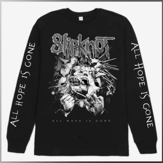 Gambar Kaos band music metal SLIPKNOT Lengan panjang terbaru - Hitam, S dari salwashop12 undefined Tokopedia