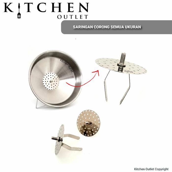 Gambar Corong Stainless 12cm - Saringan Corong dari kitchenoutlet96 undefined Tokopedia