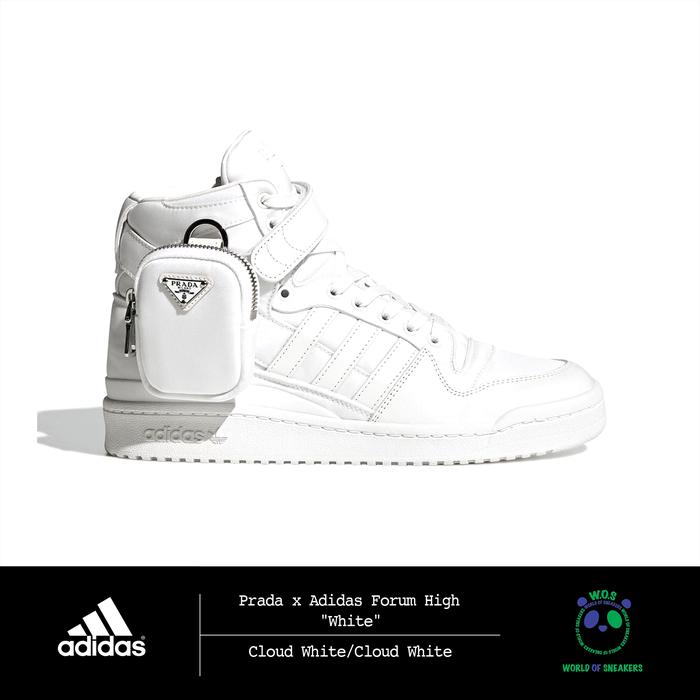 Prada X Adidas Forum High White