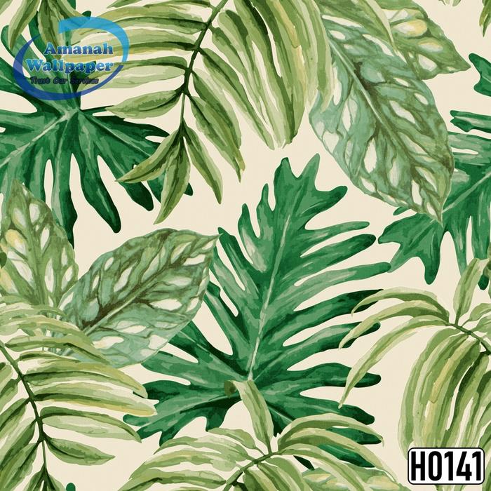 Gambar WALLPAPER VINYL PREMIUM MOTIF DAUN (RONA 8 H0141-H0142) - H0141 dari Amanah_Wallpaper undefined Tokopedia