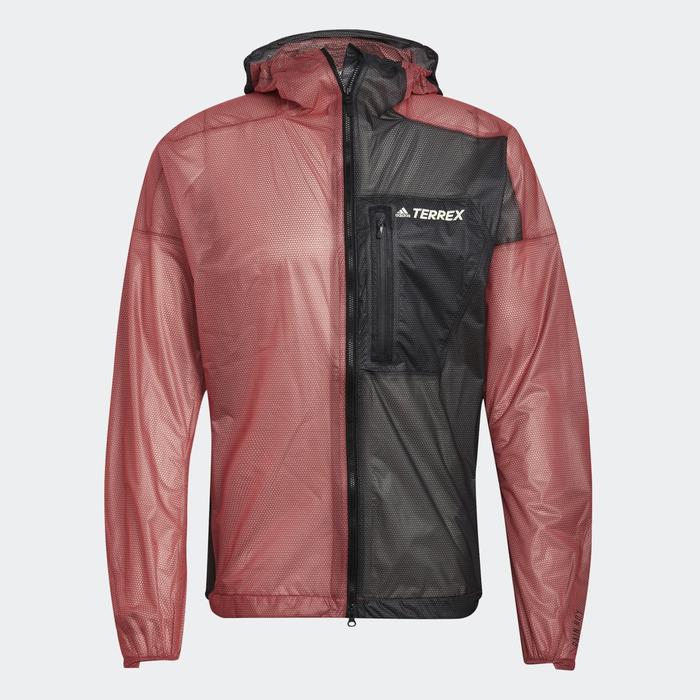 adidas terrex jacket orange