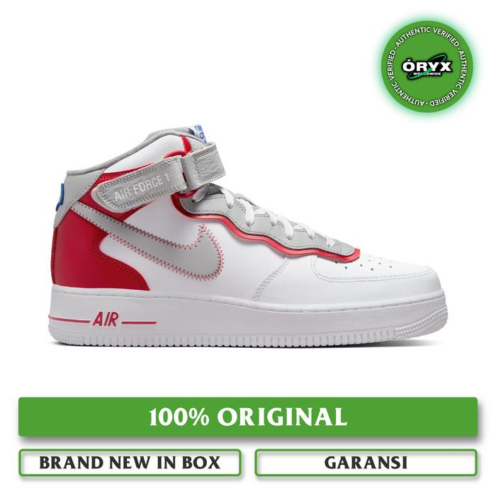 Jual Nike Air Force Mid '07 LV8 Athletic Club White Red - Main Image