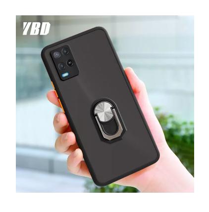 Gambar Case Oppo A54 casing Matte Precise With Ring Phone Holder Stand - Hitam dari Michellistore undefined Tokopedia