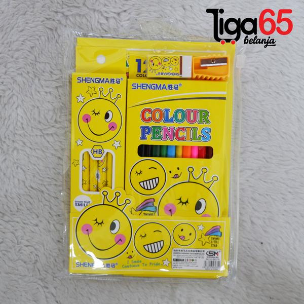 Gambar 365 STATIONERY SET #40971 Paket Alat Tulis Karakter Fancy - S8837A - Emoji1 dari 365belanja undefined Tokopedia