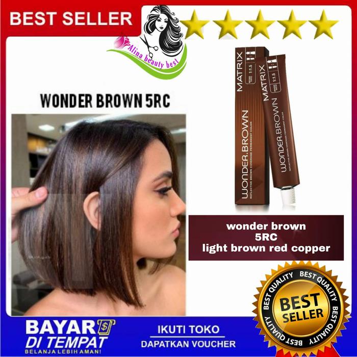 Gambar cat rambut matrix wonder brown 90ML - 5RC ( red Copper) - Cat saja dari ALINA best SALE undefined Tokopedia