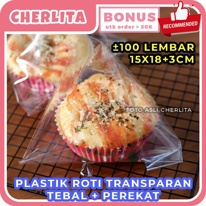 Plasticine Roti Jual Plastik Roti Bening 15 x 18 cm Perekat Tebal 30 Mikron - Kota ...