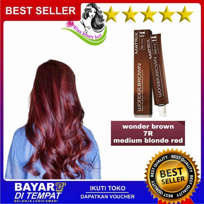 Gambar cat rambut matrix wonder brown 90ML - 7 R (red) - cat saja dari ALINA best SALE undefined Tokopedia