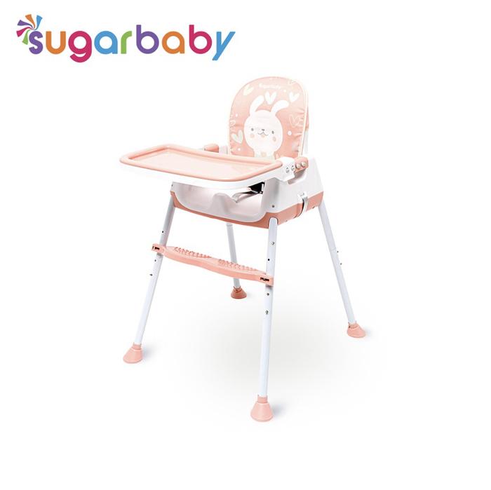 Gambar SUGAR BABY Fun Chair Convertible Baby High Chair 6in1 / Kursi Bayi - Merah Muda dari Hello Baby Superstore undefined Tokopedia