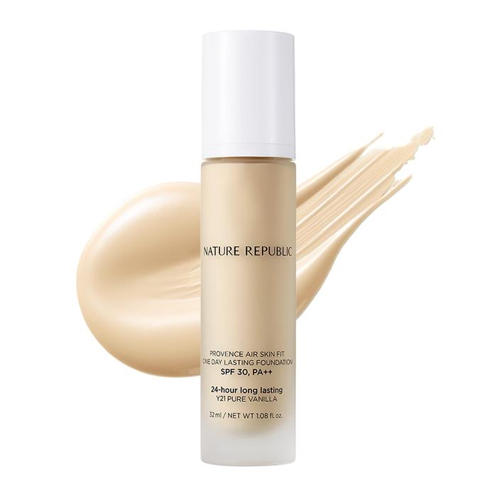 Gambar NATURE REPUBLIC Provence Air Skin Fit One Day Lasting Foundation - Pure Vanilla dari NATURE REPUBLIC OFFICIAL undefined Tokopedia