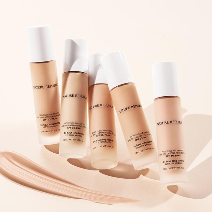 Gambar NATURE REPUBLIC Provence Air Skin Fit One Day Lasting Foundation dari NATURE REPUBLIC OFFICIAL Kota Administrasi Jakarta Pusat Tokopedia
