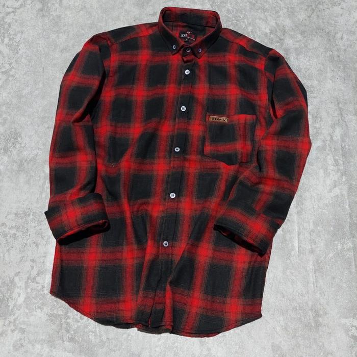 Gambar kemeja flanel pria lengan panjang - Fps8, M dari LiskanCollection undefined Tokopedia