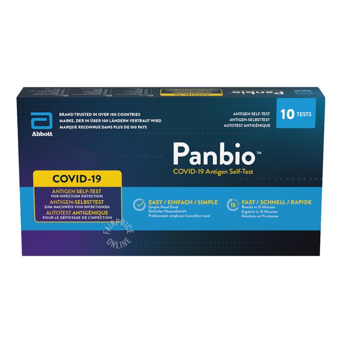 Gambar ABBOTT PANBIO ANTIGEN RAPID SELF TEST KIT - 10 tests dari jastip batam undefined Tokopedia