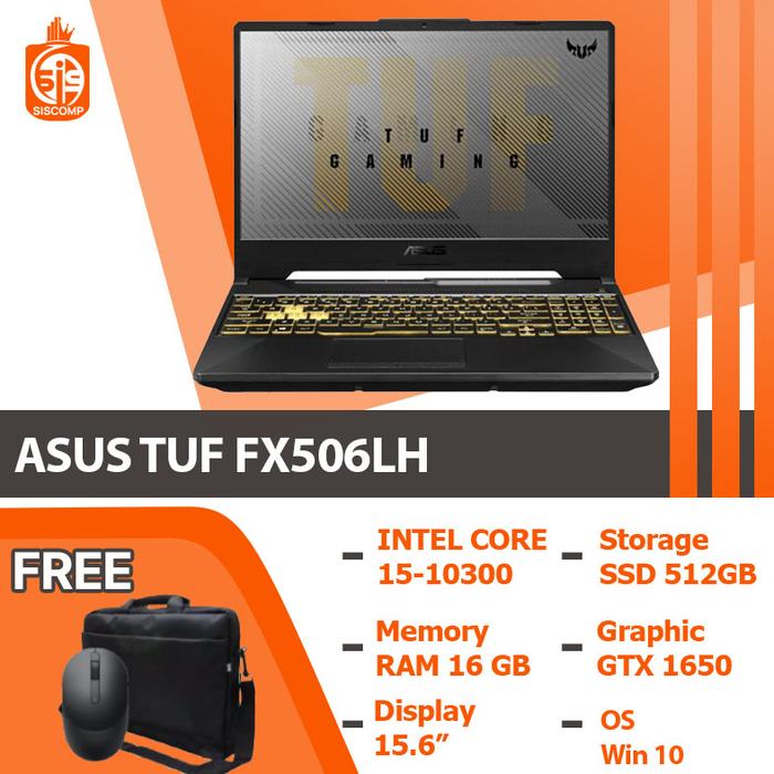 Laptop Asus Tuf Fx506 Ci5 10300 Ram 16gb Ssd 512gb Gtx 1650