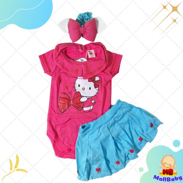 Gambar Baju Bayi Perempuan 3-9 Bulan Set Jumper Bayi Perempuan Murah HK - Pink Tua dari Mall-Baby undefined Tokopedia