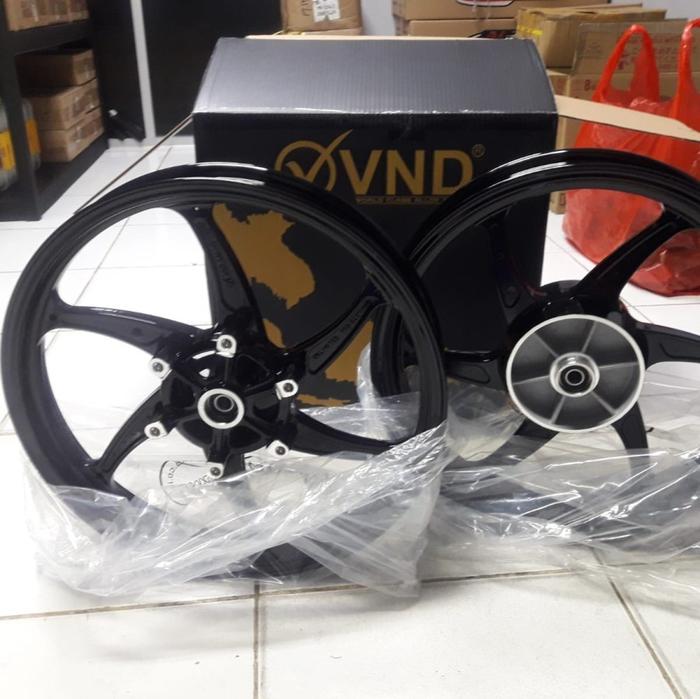 Gambar Velg VND Six Star Ninja RR - Hitam dari System Motor Sport undefined Tokopedia