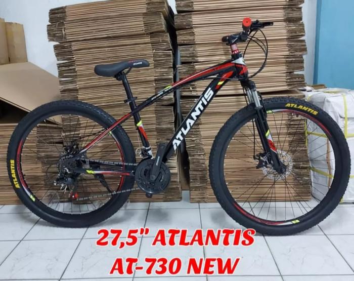 Gambar Sepeda Gunung 24 26 27.5 inch MTB ATLANTIS AT-730 AT-69 21 Speed - Merah, 26 dari MurahcuanBike undefined Tokopedia