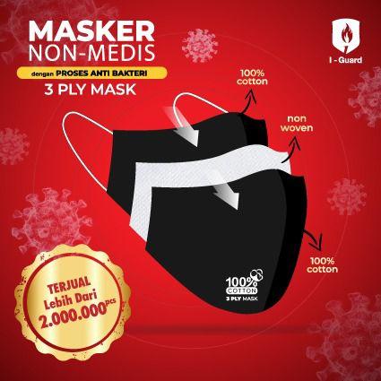 Gambar MASKER KAIN 3 PLY - Dewasa - Earloop dari Chenna_Shop25 undefined Tokopedia