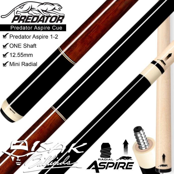 PREDATOR ASPIR 1-2 ビリヤードキュー PREDATOR ASPIRE 1-2
