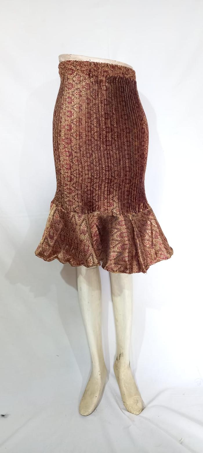 Gambar ROK KEBAYA SONGKET PRISKET ZANAWA HIJAU SOFT KEEMESAN - 9 dari king zanawa undefined Tokopedia