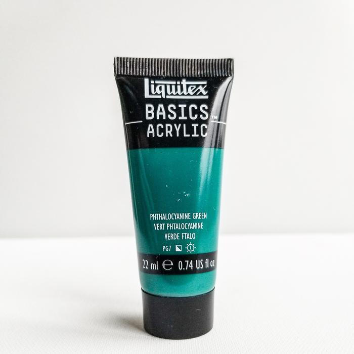 Gambar Cat Akrilik Liquitex Basics 22ml | Liquitex Acrylic PART 2 - Phthalo Green dari Toko Prapatan_NEW undefined Tokopedia