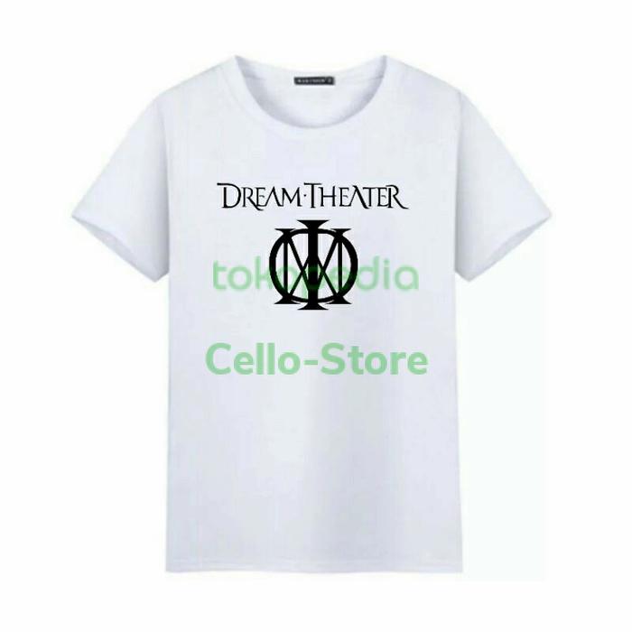 Gambar KAOS CUSTOM DREAM THEATER DEWASA DAN ANAK - Putih, S dari Cello-store undefined Tokopedia