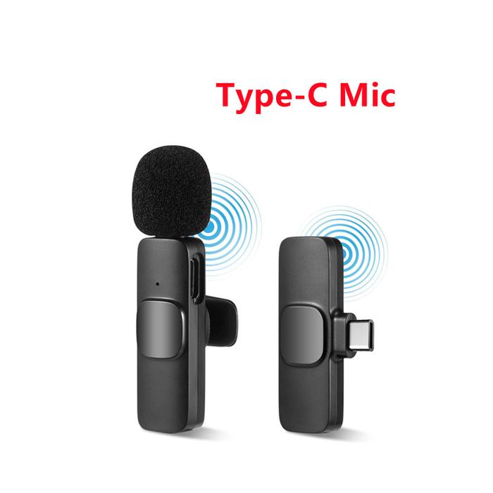 Gambar Wireless Lavalier Microphone for iPhone Type C Micro USB for Recording - Type-C plug dari Carmenlu753_TK01 undefined Tokopedia