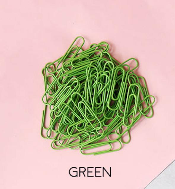 Gambar Color Sprinkle Paper Clip Pack / Klip Penjepit Kertas Warna Warni Lucu - Green dari SUKCESO Official undefined Tokopedia