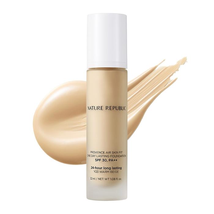 Gambar NATURE REPUBLIC Provence Air Skin Fit One Day Lasting Foundation - Y23 Warm Beige dari NATURE REPUBLIC OFFICIAL undefined Tokopedia