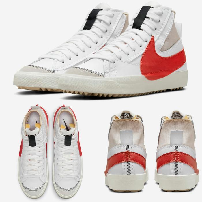 NIKE BLAZER MID 77 JUMBO HABANERO RED 