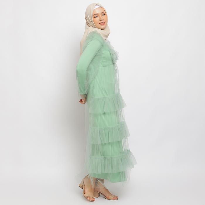 Gambar Le Najwa - Nagita Outer Tile Green Dusty dari Le Najwa undefined Tokopedia