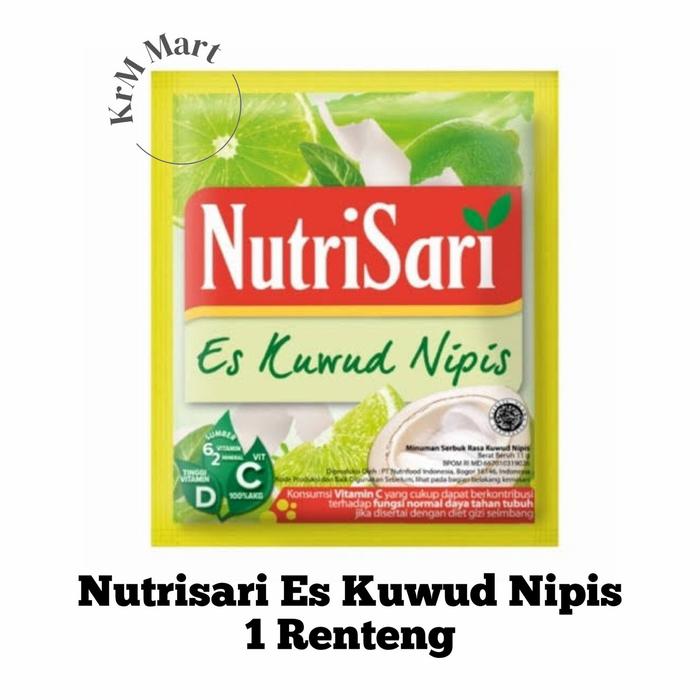 Gambar Nutrisari Es Kuwud Nipis 1 renteng renceng dari KrM Mart undefined Tokopedia