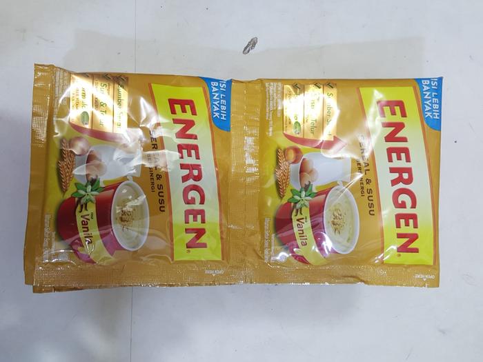 Gambar Energen Vanila Coklat Kacang Hijau Jahe jagung 1 renceng @10pcs - Vanila dari Wahana Srengseng undefined Tokopedia