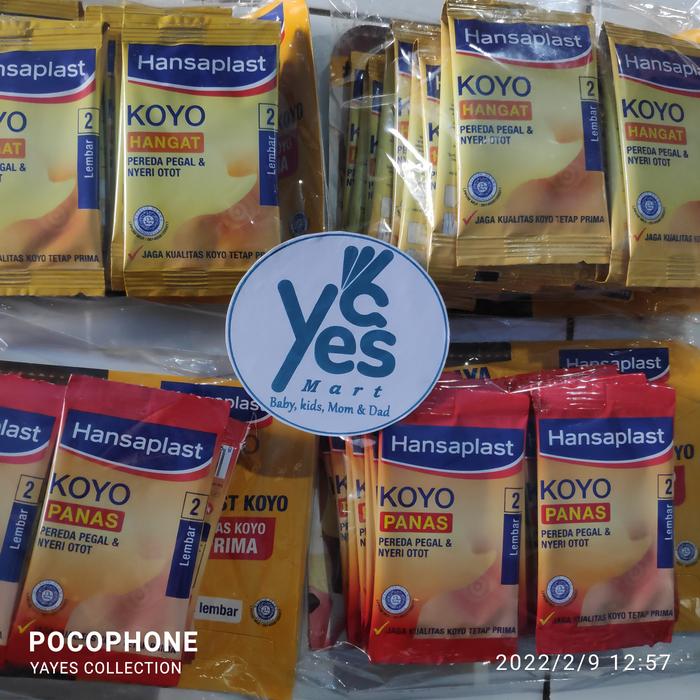 Gambar Koyo Hansaplast Hangat Panas 1 PCS Sachet isi 2 lembar nyeri Otot dari yaYes Collection undefined Tokopedia