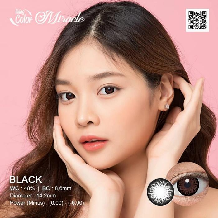 Gambar Softlens Miracle by Living Color - Black, Minus dari Madeleine Fashion undefined Tokopedia