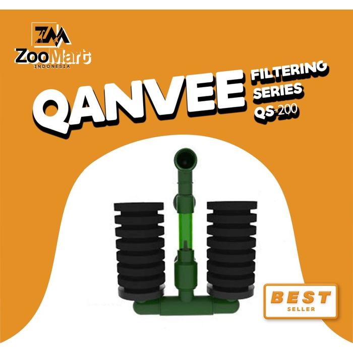Gambar Filter Air Aquarium Qanvee Bio Sponge Saringan Air Akuarium - 200 dari ZooMart Indonesia undefined Tokopedia