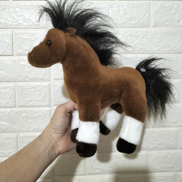 Gambar Boneka Kuda Coklat Gagah - Cokelat dari Happy Toy's undefined Tokopedia