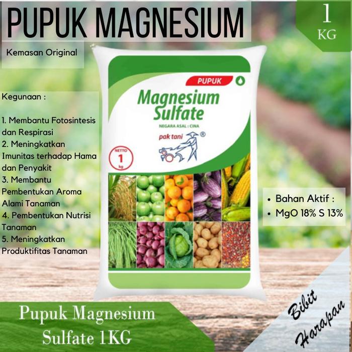 Gambar Pupuk KNO3 Putih Prill Pak Tani 1 KG Original Pupuk Tanaman Buah Hias - Magnesium dari Benihmart undefined Tokopedia