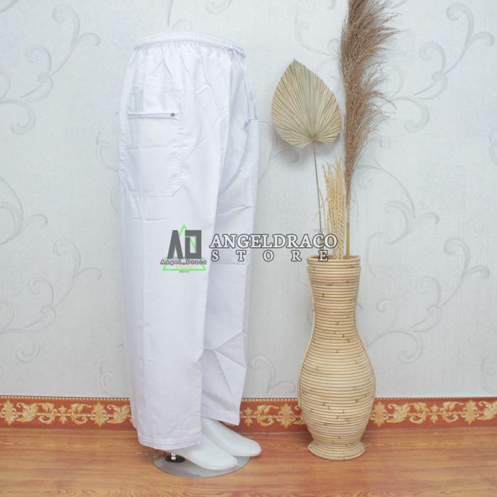 Gambar Celana Sirwal Jumbo Ukuran XL,XXL,3XL,4XL - Putih, XL dari Asiah Muslim Store undefined Tokopedia