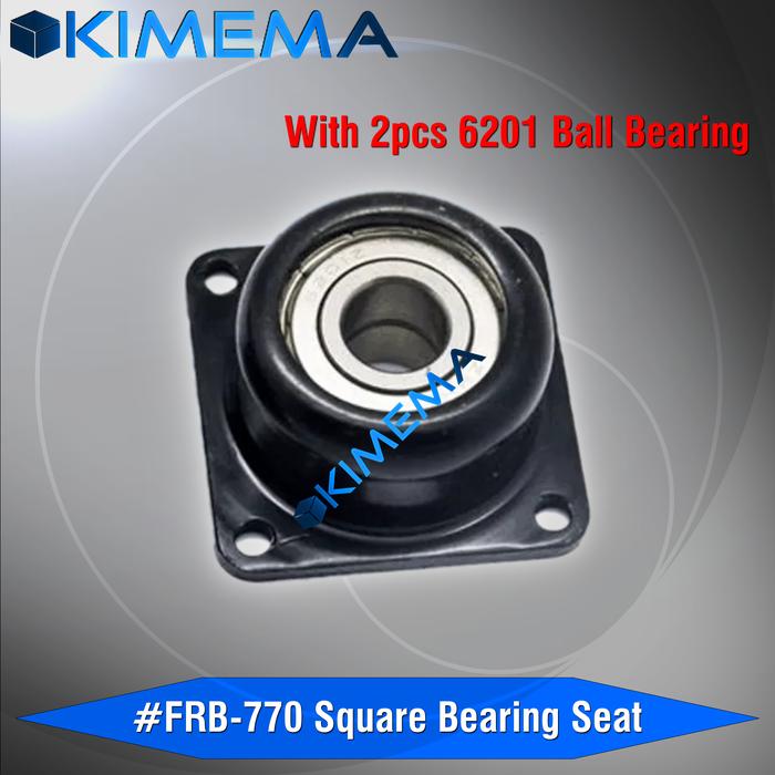 Gambar Square Bearing Seat with Bearing 6201 Rumah dudukan klaher dari KIMEMA undefined Tokopedia