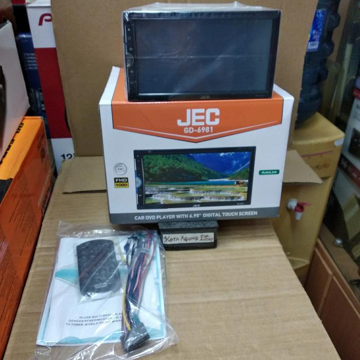 Gambar Headunit Double Din DVD 6.95" JEC autolink GD-6981 dari kota agung undefined Tokopedia