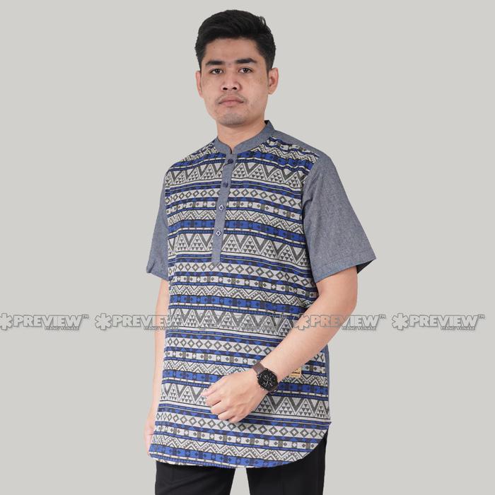 Gambar Baju koko kurta preview by itang yunasz / kurta bordir pvk 07 - S dari ALFAUZI COLLECTION Kota Administrasi Jakarta Barat Tokopedia