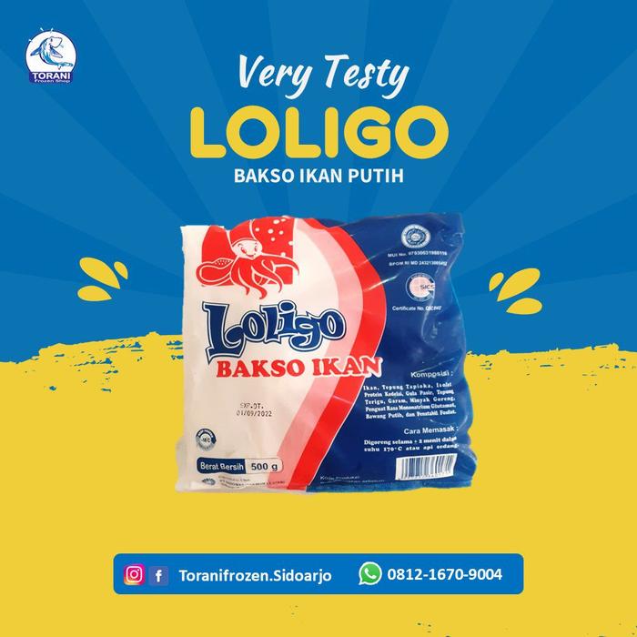 Gambar LOLIGO BAKSO IKAN 500 GR dari Torani Frozen Shop_NEW undefined Tokopedia